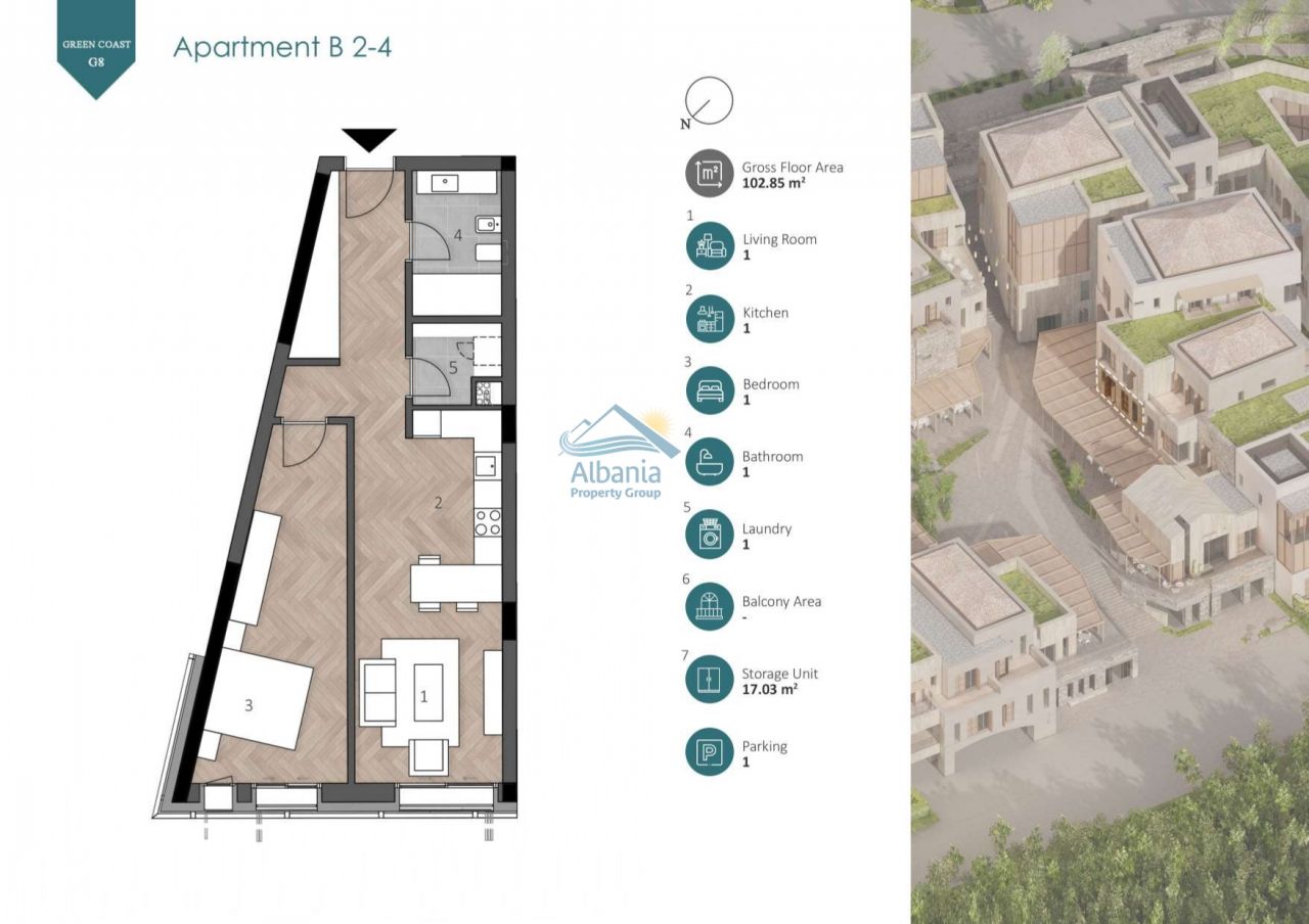 Two Bedroom Apartment For Sale In Dhermi Vlora Albania